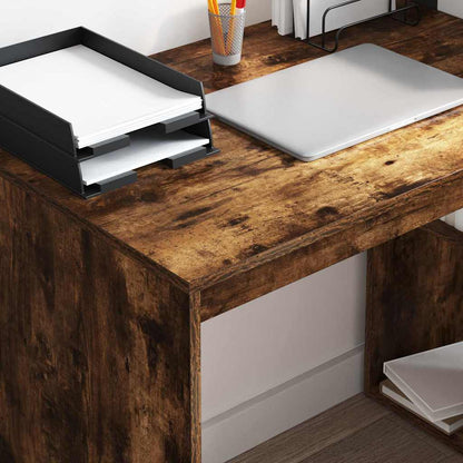 Tisch mit Regal Räuchereiche 108 x 55 x 103,5 cm Holzwerkstoff