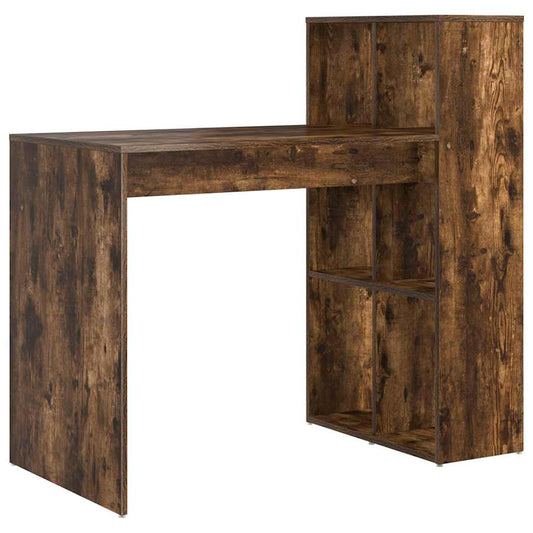 Tisch mit Regal Räuchereiche 108 x 55 x 103,5 cm Holzwerkstoff