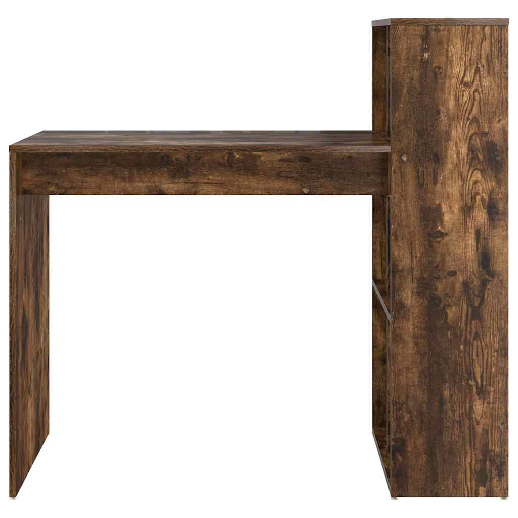 Tisch mit Regal Räuchereiche 108 x 55 x 103,5 cm Holzwerkstoff