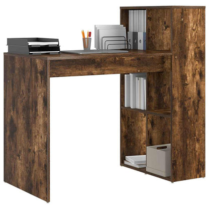 Tisch mit Regal Räuchereiche 108 x 55 x 103,5 cm Holzwerkstoff