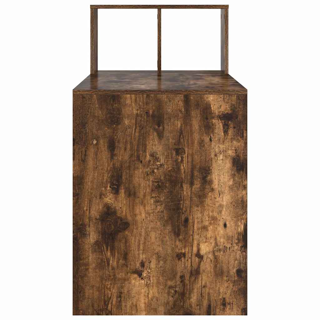 Tisch mit Regal Räuchereiche 108 x 55 x 103,5 cm Holzwerkstoff