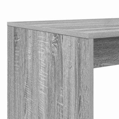 Tisch mit Regal Graues Sonoma 108 x 55 x 103,5 cm Holzwerkstoff