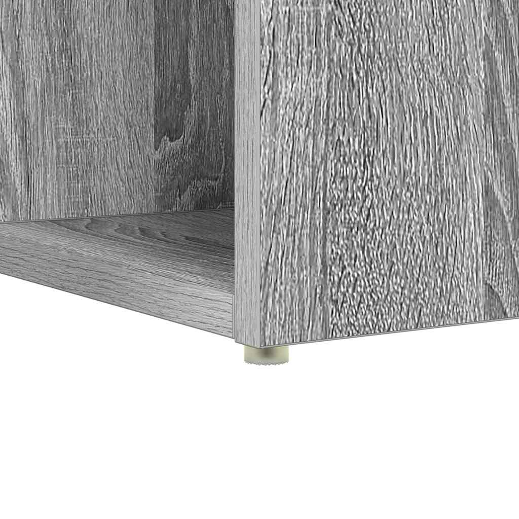 Tisch mit Regal Graues Sonoma 108 x 55 x 103,5 cm Holzwerkstoff