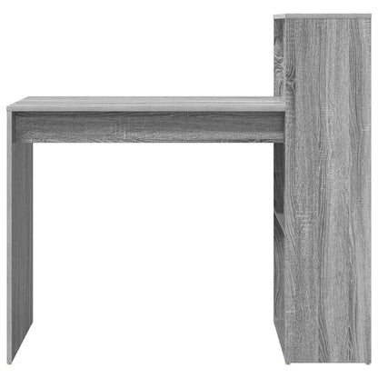 Tisch mit Regal Graues Sonoma 108 x 55 x 103,5 cm Holzwerkstoff