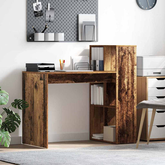 Tisch mit Regal Altholz 108 x 55 x 103,5 cm Holzwerkstoff