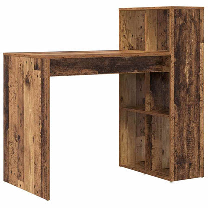 Tisch mit Regal Altholz 108 x 55 x 103,5 cm Holzwerkstoff