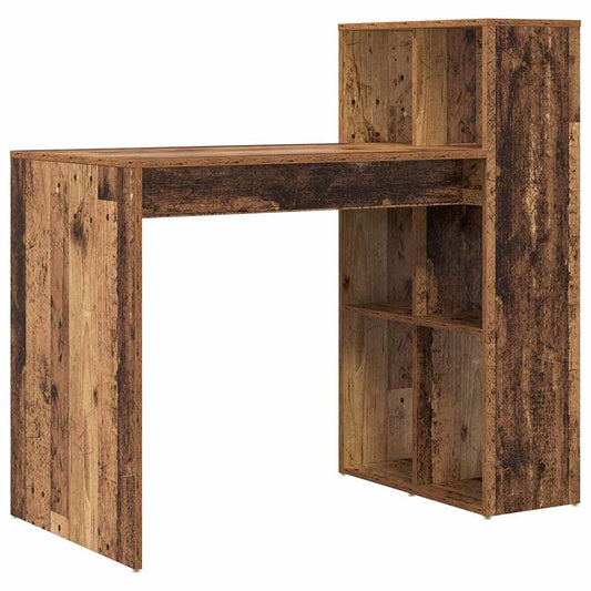 Tisch mit Regal Altholz 108 x 55 x 103,5 cm Holzwerkstoff