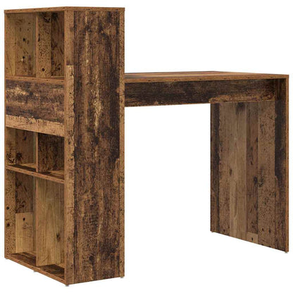 Tisch mit Regal Altholz 108 x 55 x 103,5 cm Holzwerkstoff