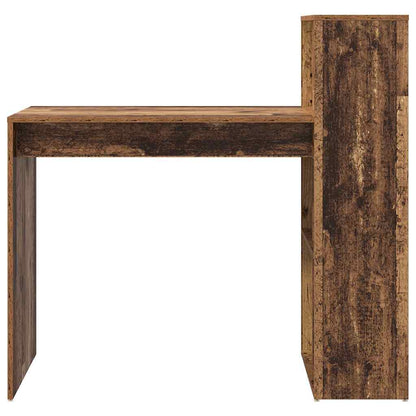 Tisch mit Regal Altholz 108 x 55 x 103,5 cm Holzwerkstoff