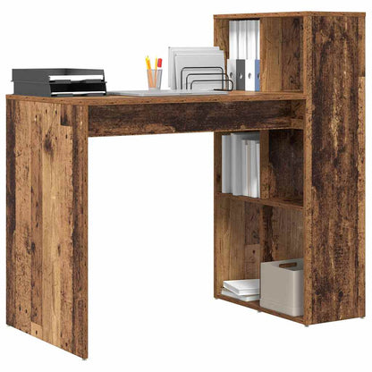 Tisch mit Regal Altholz 108 x 55 x 103,5 cm Holzwerkstoff