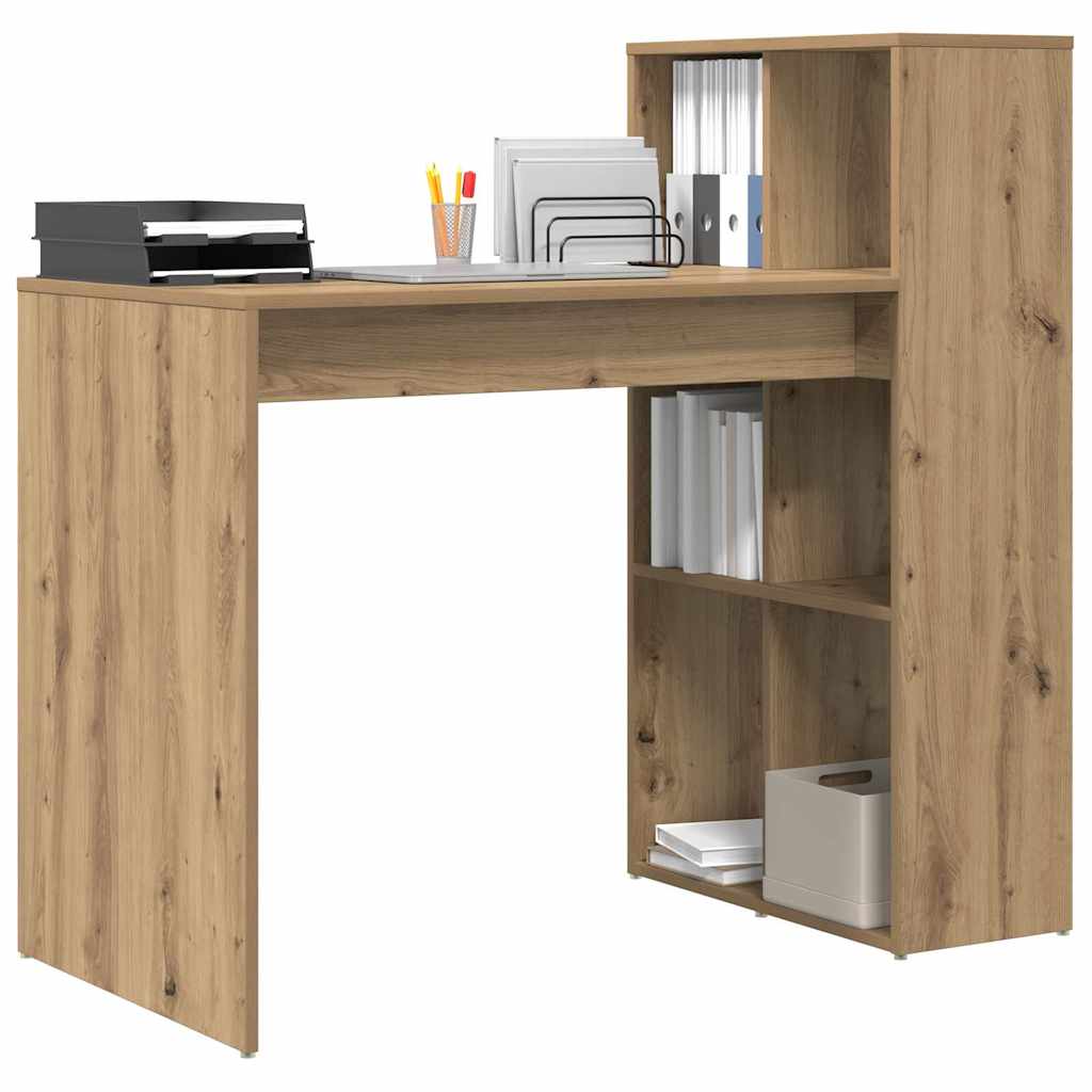 Tisch mit Regal Artisan Eiche 108 x 55 x 103,5 cm Holzwerkstoff