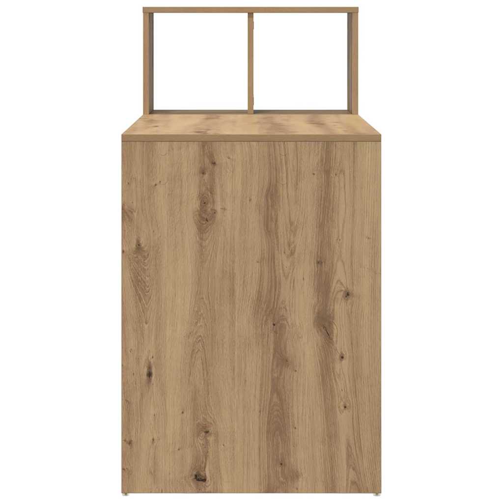 Tisch mit Regal Artisan Eiche 108 x 55 x 103,5 cm Holzwerkstoff