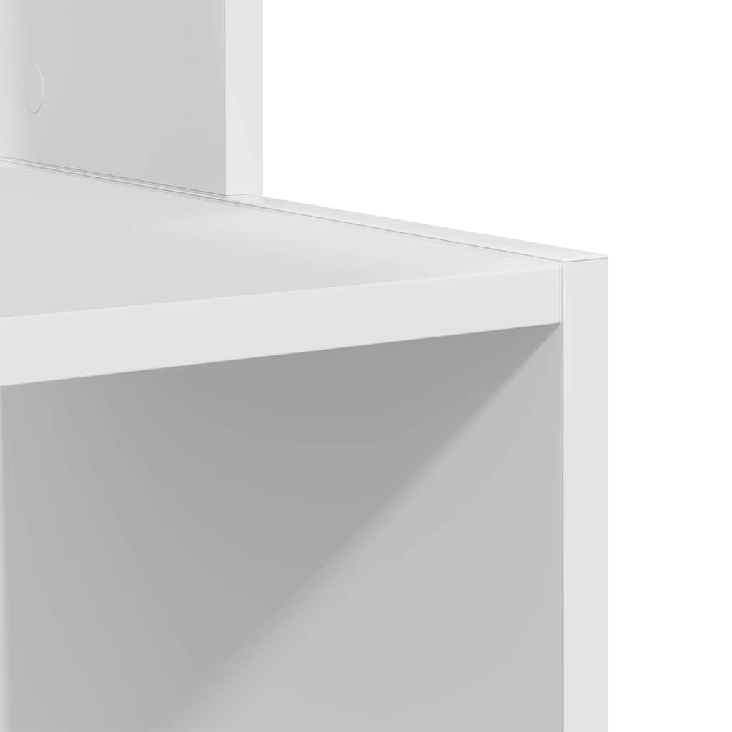 Tisch mit Regal Weiß 106 x 40 x 88,5 cm Holzwerkstoff