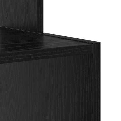 Tisch mit Regal Schwarze Eiche 106 x 40 x 88,5 cm Holzwerkstoff