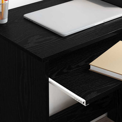 Tisch Schwarz Eichen-Optik 106 x 40 x 88,5 cm Holzwerkstoff