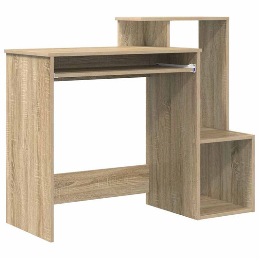 Tisch mit Regal Sonoma-Eiche 106 x 40 x 88,5 cm Holzwerkstoff