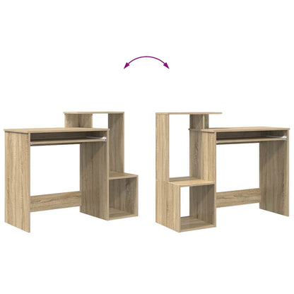 Tisch mit Regal Sonoma-Eiche 106 x 40 x 88,5 cm Holzwerkstoff