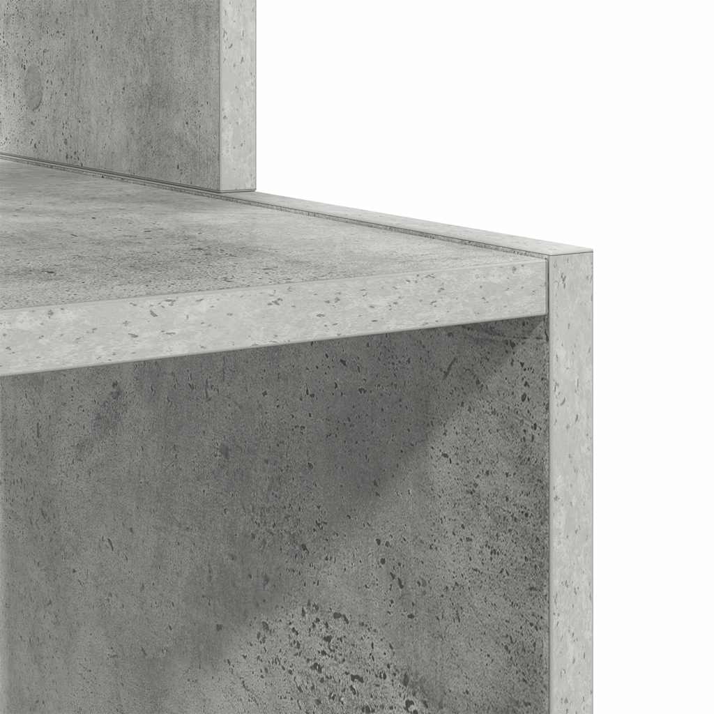 Schreibtisch Beton Grau 106 x 41 x 88.5 cm Holzwerkstoff