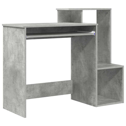 Schreibtisch Beton Grau 106 x 41 x 88.5 cm Holzwerkstoff