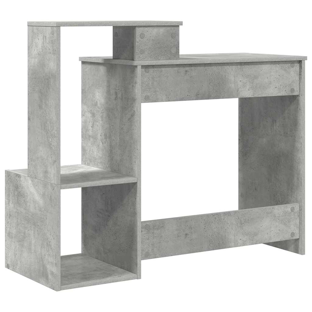 Schreibtisch Beton Grau 106 x 41 x 88.5 cm Holzwerkstoff