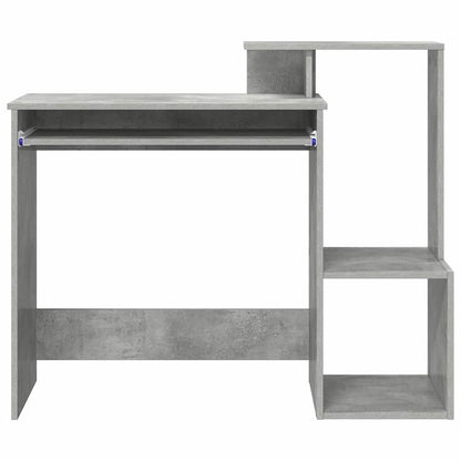 Schreibtisch Beton Grau 106 x 41 x 88.5 cm Holzwerkstoff