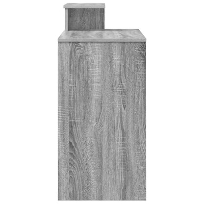 Tisch mit Regal Graues Sonoma 106 x 40 x 88,5 cm Holzwerkstoff