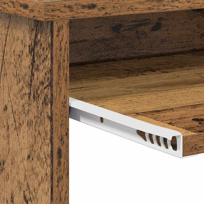 Tisch mit Regal Altholz 106 x 40 x 88,5 cm Holzwerkstoff