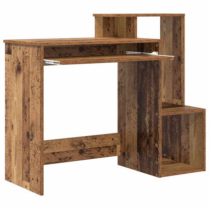Tisch mit Regal Altholz 106 x 40 x 88,5 cm Holzwerkstoff