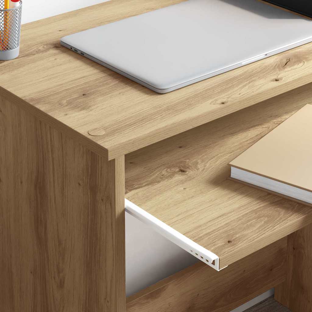 Tisch mit Regal Artisan-Eiche 106 x 40 x 88,5 cm Holzwerkstoff