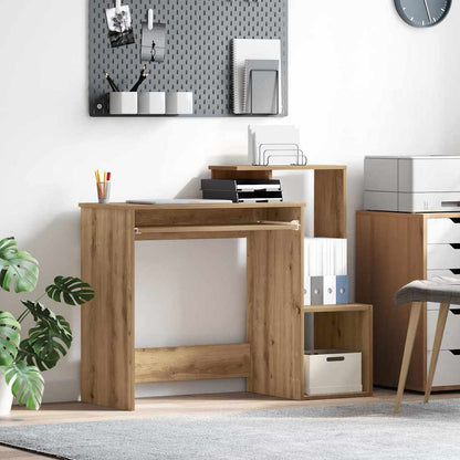 Tisch mit Regal Artisan Eiche 106 x 40 x 88,5 cm Holzwerkstoff