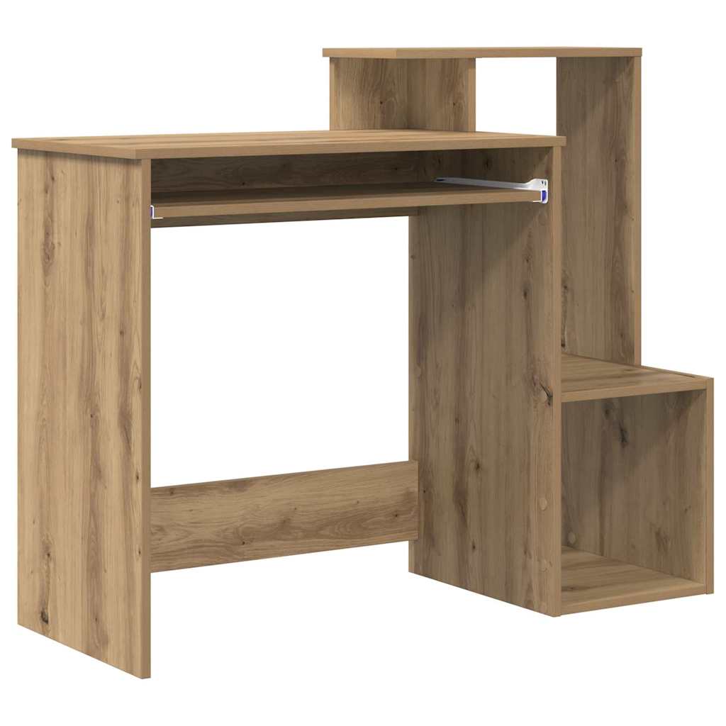 Tisch mit Regal Artisan Eiche 106 x 40 x 88,5 cm Holzwerkstoff