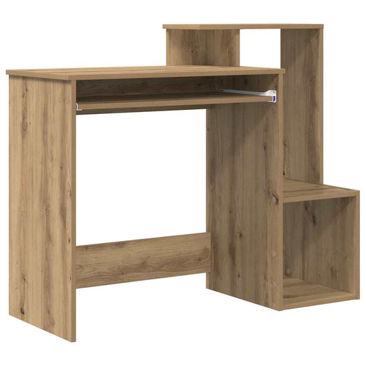 Tisch mit Regal Artisan Eiche 106 x 40 x 88,5 cm Holzwerkstoff