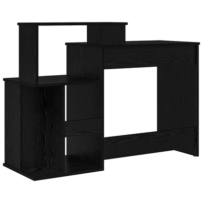 Tisch mit Stauraum Schwarze Eiche 120,5 x 44 x 88,5 cm