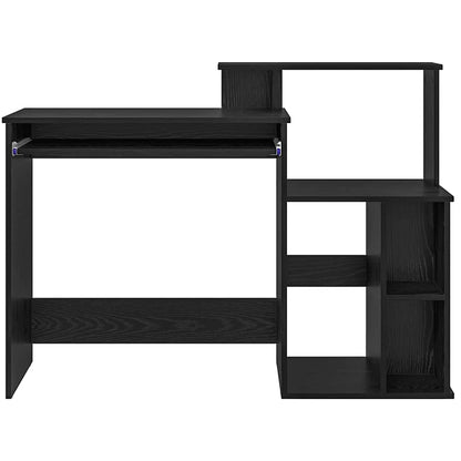 Tisch mit Stauraum Schwarze Eiche 120,5 x 44 x 88,5 cm