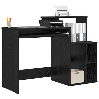 Tisch mit Stauraum Schwarze Eiche 120,5 x 44 x 88,5 cm
