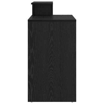 Tisch mit Stauraum Schwarze Eiche 120,5 x 44 x 88,5 cm