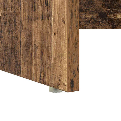 Tisch mit Stauraum Altholz 120,5 x 44 x 88,5 cm Holzwerkstoff