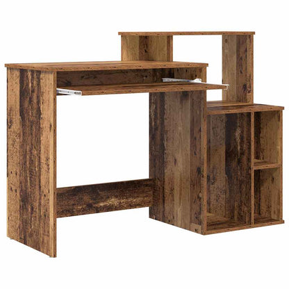 Tisch mit Stauraum Altholz 120,5 x 44 x 88,5 cm Holzwerkstoff