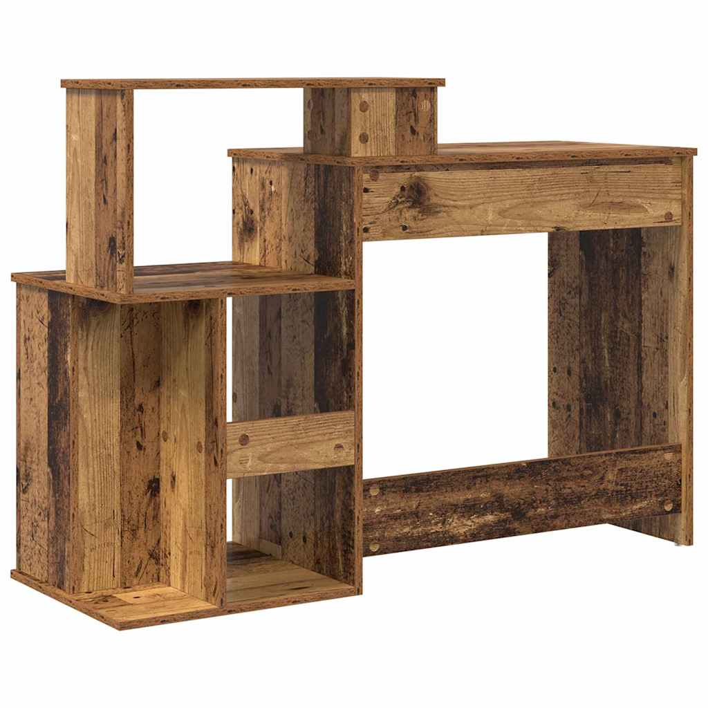 Tisch mit Stauraum Altholz 120,5 x 44 x 88,5 cm Holzwerkstoff