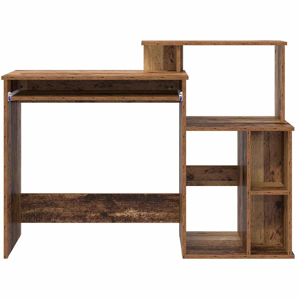 Tisch mit Stauraum Altholz 120,5 x 44 x 88,5 cm Holzwerkstoff