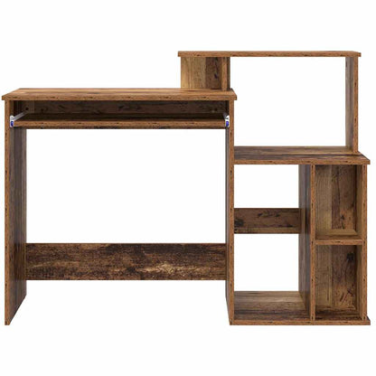Tisch mit Stauraum Altholz 120,5 x 44 x 88,5 cm Holzwerkstoff