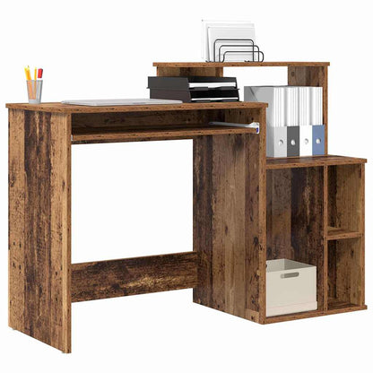 Tisch mit Stauraum Altholz 120,5 x 44 x 88,5 cm Holzwerkstoff
