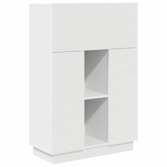 Schreibtisch mit Tür Weiß 71,5 x 31,5 x 106,5 cm Holzwerkstoff