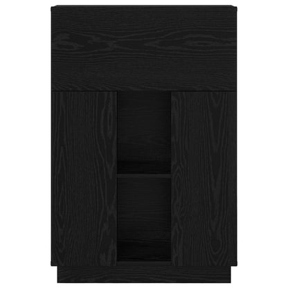 Schreibtisch mit Regal Schwarze Eiche 71,5 x 31,5 x 106,5 cm