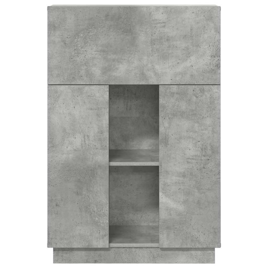 Schreibtisch mit Tür Grau 71,5 x 31,5 x 106,5 cm Holzwerkstoff