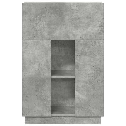 Schreibtisch mit Tür Grau 71,5 x 31,5 x 106,5 cm Holzwerkstoff