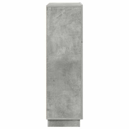 Schreibtisch mit Tür Grau 71,5 x 31,5 x 106,5 cm Holzwerkstoff