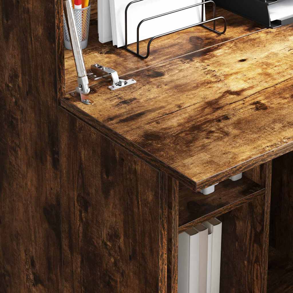 Schreibtisch Räuchereiche 71,5 x 31,5 x 106,5 cm Holzwerkstoff