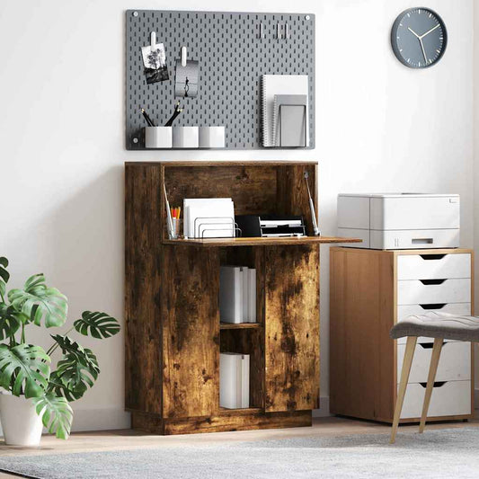 Schreibtisch Räuchereiche 71,5 x 31,5 x 106,5 cm Holzwerkstoff