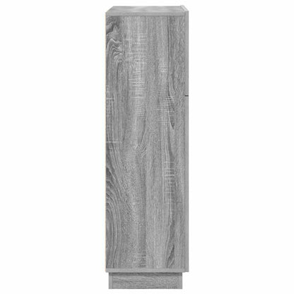 Schreibtisch mit Tür Grau 71,5 x 31,5 x 106,5 cm Holzwerkstoff